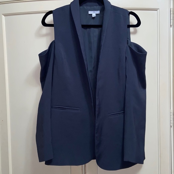 Halston cold shoulder blazer S - Picture 1 of 9